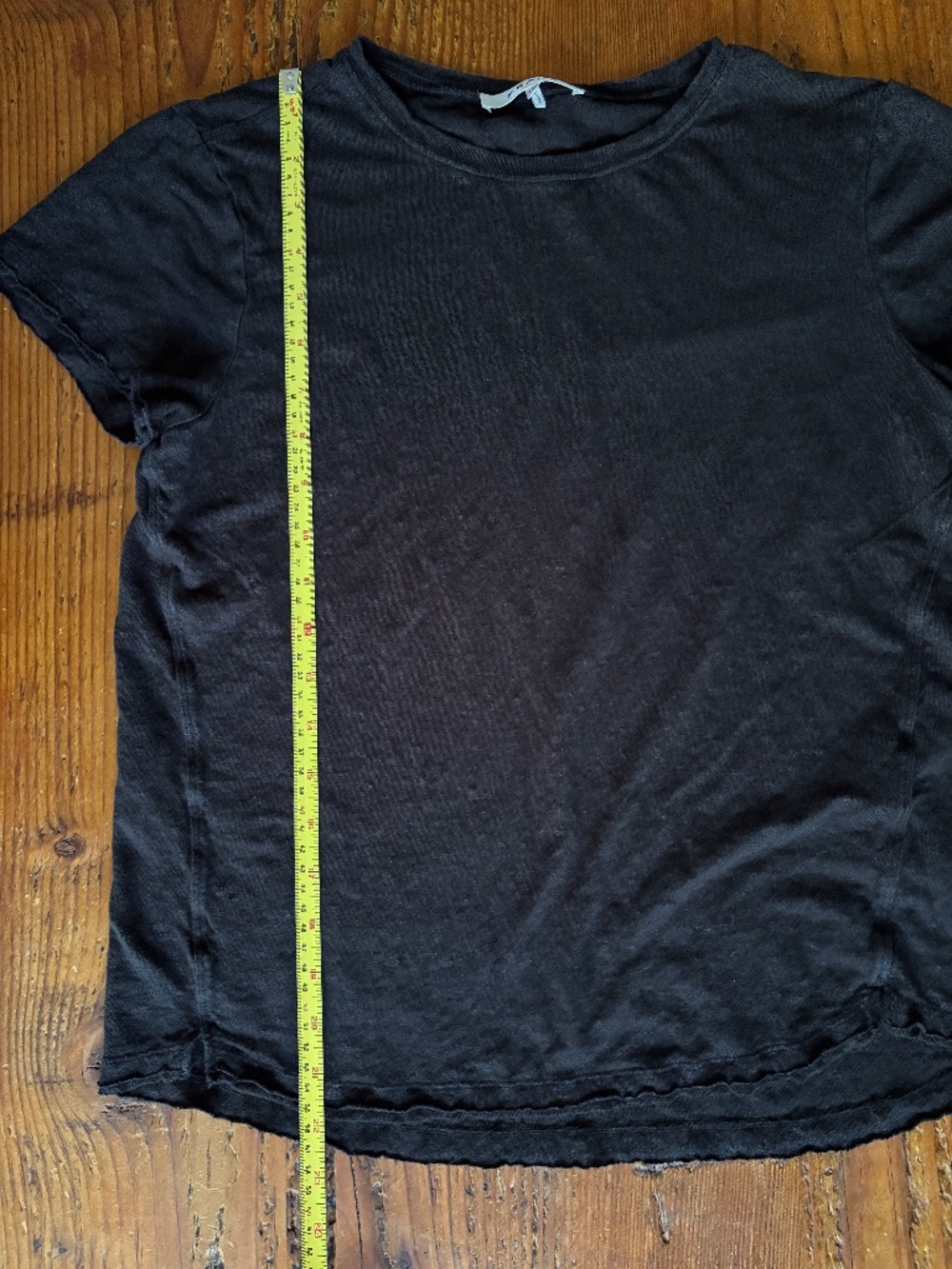 Frame 100% Organic Cotton Black Short Sleeve T-Shirt Size Medium - Picture 9 of 9